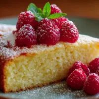 Манник с малиной