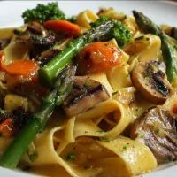 Паста с овощами