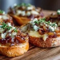 луковые гренки