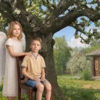 Ребенок и ангел