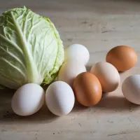 Капуста и яйца