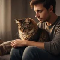 Кошка и хозяин
