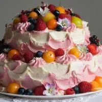 Торт с кремом