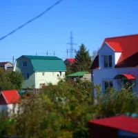 Дома с разными фасадами