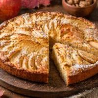 Постный яблочный пирог