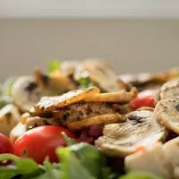 Салат с грибами