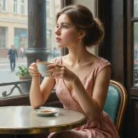 Девушка, арт