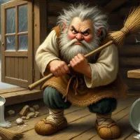 Домовой злится