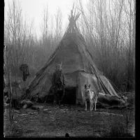 Юкагир с собакой