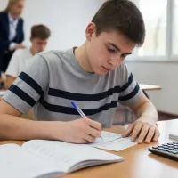 Старшеклассник на ЕГЭ