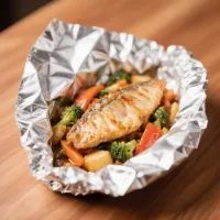 Минтай с овощами