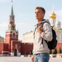 Американец в Москве, арт