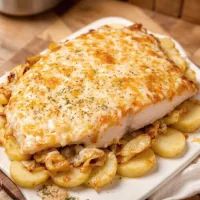 Минтай с картошкой