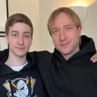 Евгений Плющенко со старшим сыном Егором