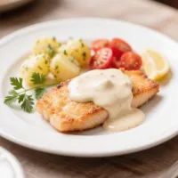 Минтай под соусом