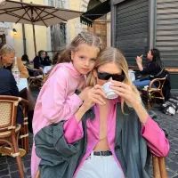 Лена Перминова с дочерью Ариной