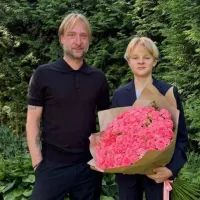 Евгений Плющенко с Сашей