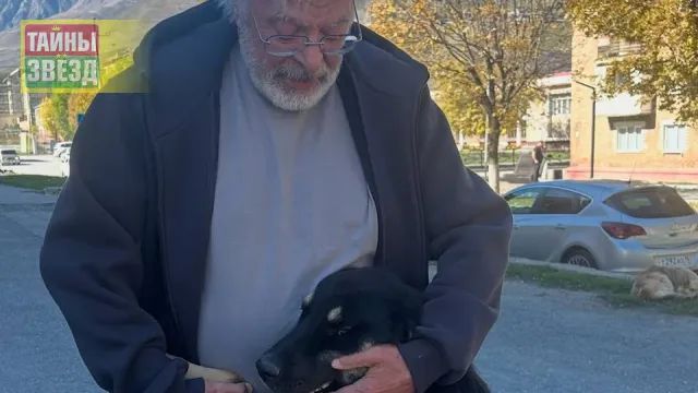 Андрей Ургант с новой собакой