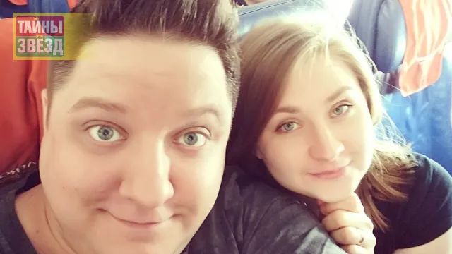 Роман Попов с женой Юлей